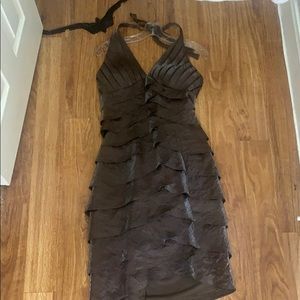 Fishtail dress sleeveless